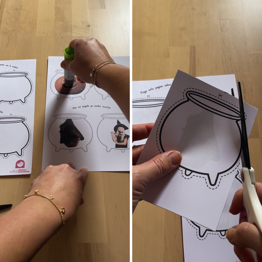 Instrucciones de montaje, recurso gratis de Halloween