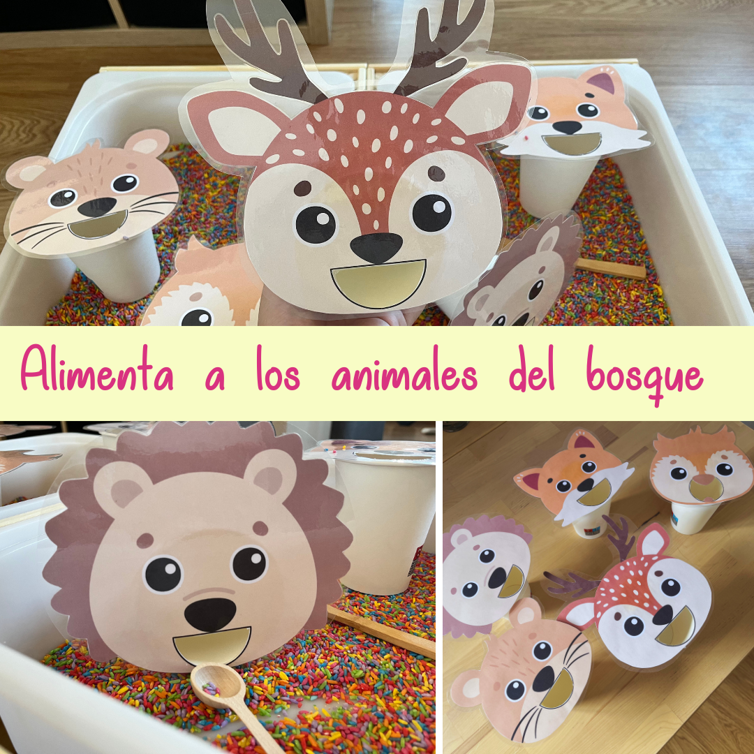 Alimenta a los animales del bosque