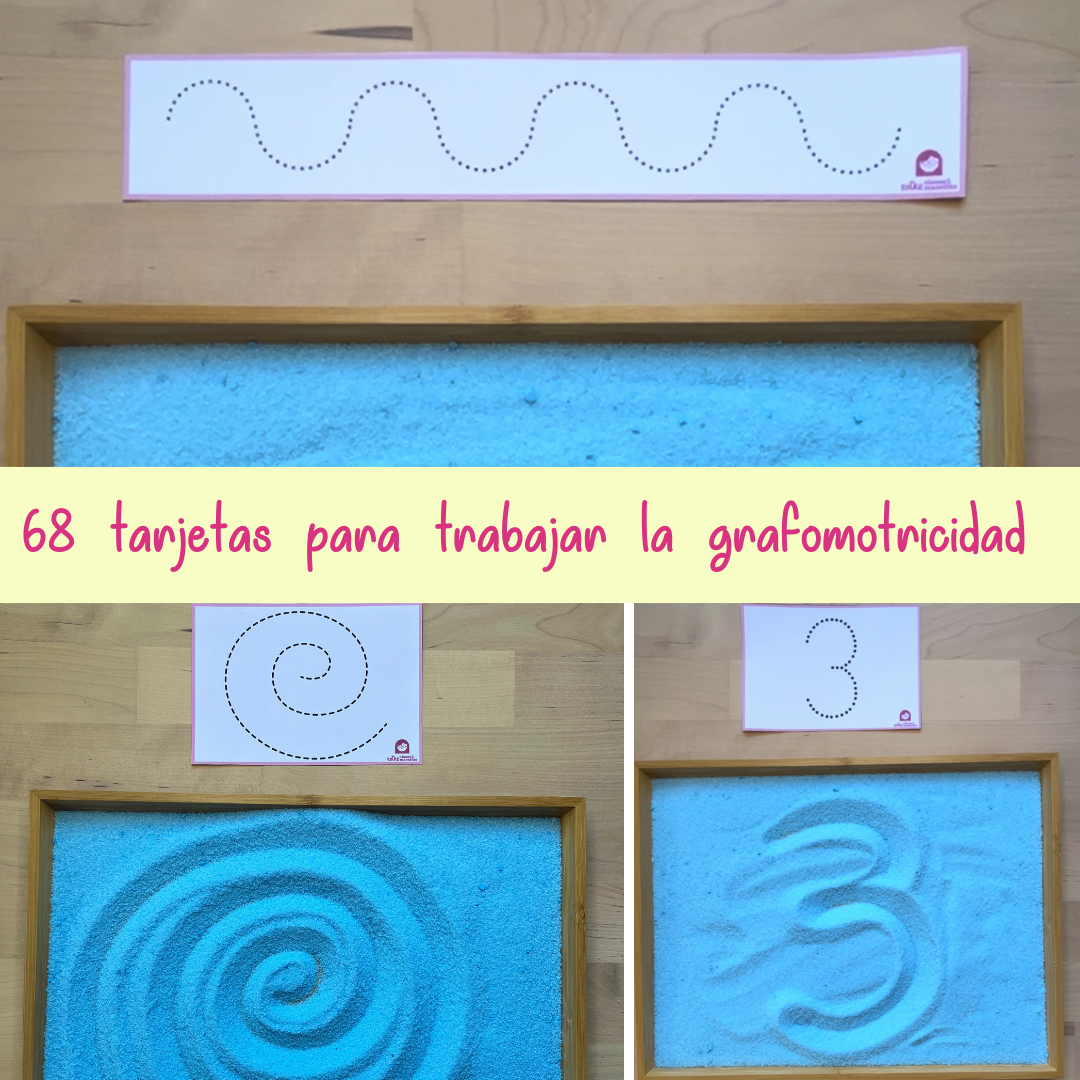 Tarjetas para trabajar la grafomotricidad
