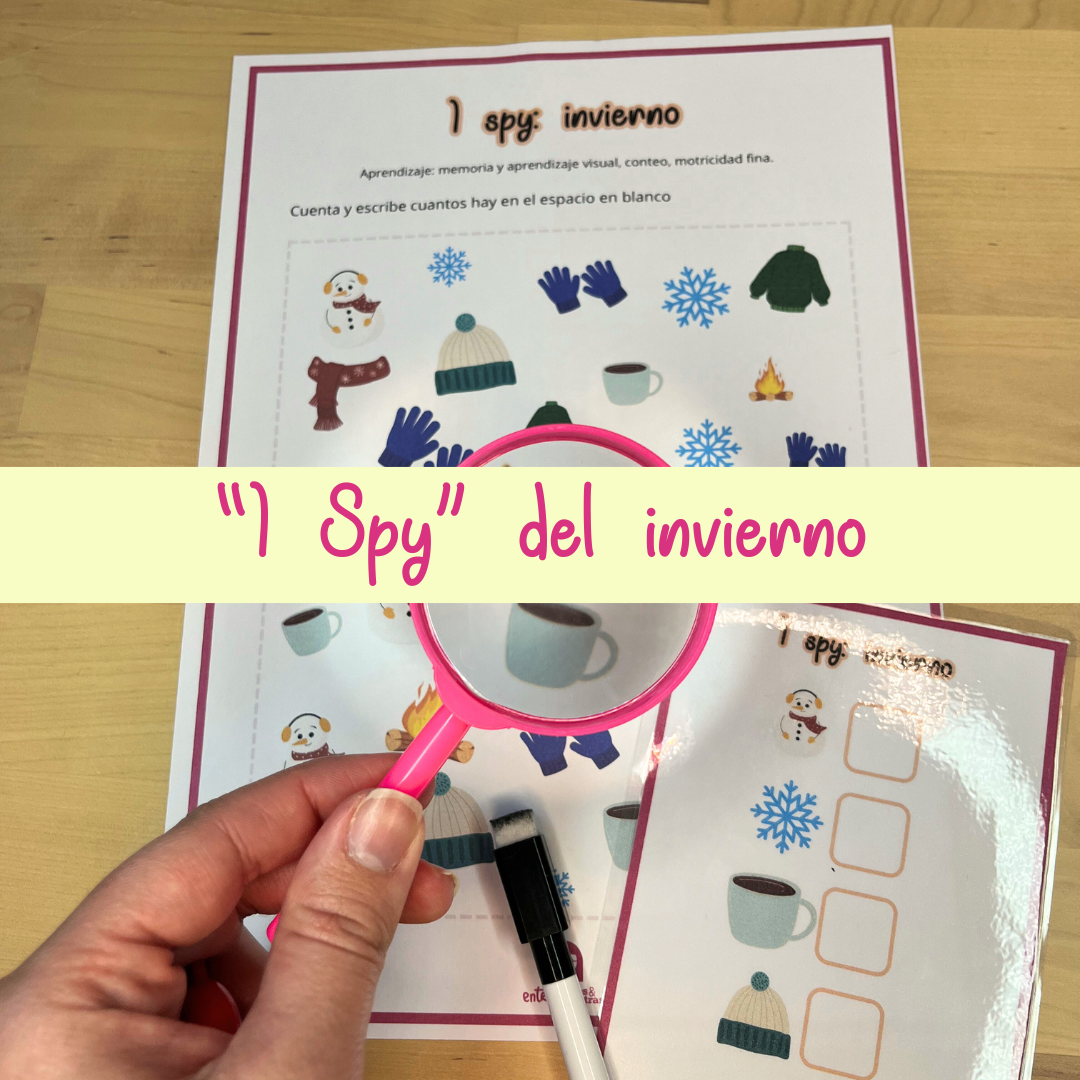 «I Spy» con Temática de Invierno 