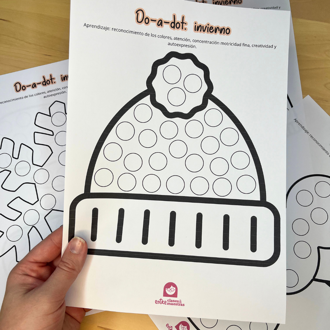 Material gratis do-a-dot invierno